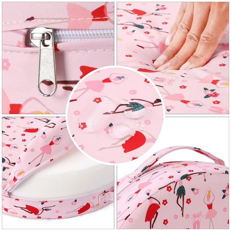 Zicac Portable Seat Cushion Washable with Non-Slip Bottom, Detachable Strong Support Cushion for Toddler Kids Baby Infant (Pink Girl) - Image 3